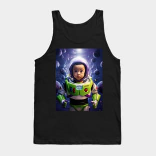 cute kid spacesuit Tank Top